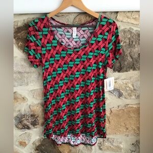Lularoe classic tee Geometric Patterned Women's Top